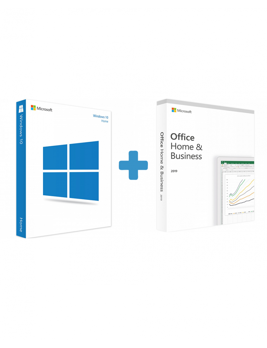 Windows 10 Home + Office 2019 Home and Business (Bundle)