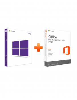 Windows 10 Professional + Office 2016 Home and Business (Bundle)