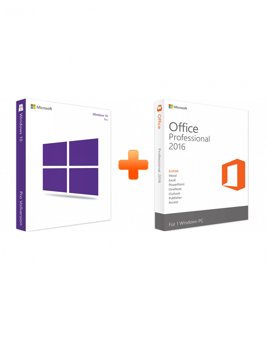 Windows 10 Professional + Office 2016 Professional (Bundle)