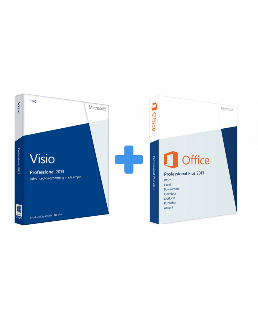 Visio 2013 Professional + Office 2013 Professional Plus (Bundle)