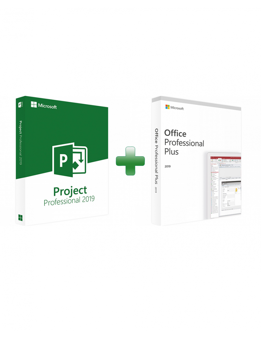 Project 2019 Professional + Office 2019 Professional Plus (Bundle)